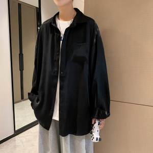 模特内景男士大码纯色黑色潮流男薄DSA012cs22p45图片