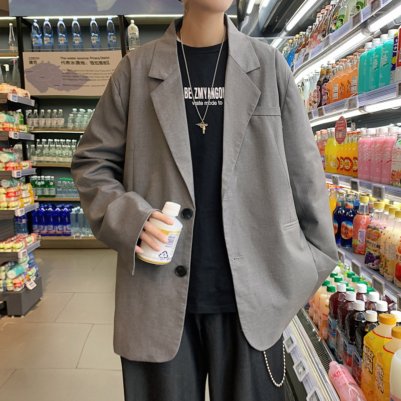 男士港风大码西服潮流灰色男装韩版大dsa012xf901p80,男装西服,星座415A（原A012）