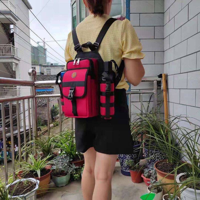 중노년층 남녀노소를 위한 뉴캐주얼 백팩 아웃도어 여행백팩 물병 우산가방