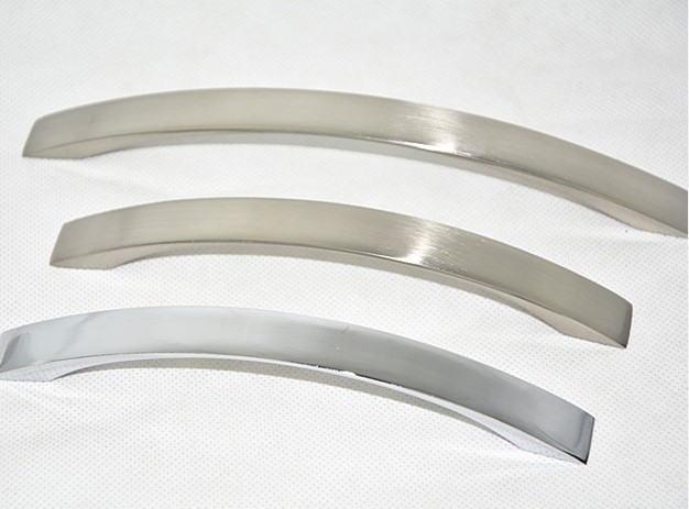 实心不锈钢镍拉丝银拉手精品橱柜门把手大衣柜拉手镜面亮光拉手