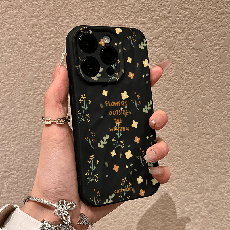 多彩小碎花iPhone17手机壳适用苹果15ProMax欧美16Pro潮流14防摔