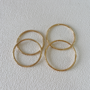 Macrame编织包提手拎环10cm五金圆环圆圈手环把手DIY包包配件2个