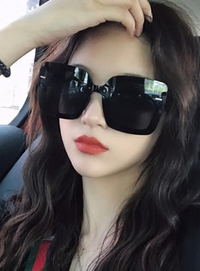 2026新款大框太阳镜女士方形时尚潮素颜眼镜韩版网红防紫外线墨镜