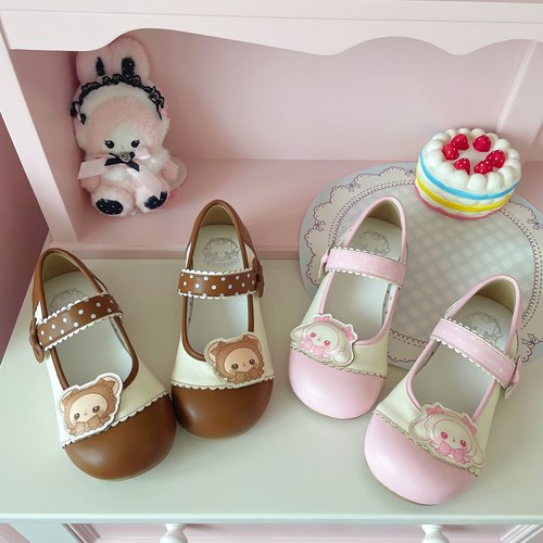 喵喵日记兔熊室内鞋可爱卡通圆头