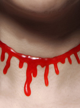 Halloween decorative horror vampire Diablo blood Necklace