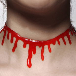 decorative blood horror Diablo Necklace vampire Halloween