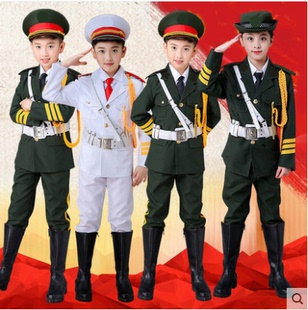 儿童升旗手服装幼儿园中小学生升旗手仪仗队国旗班服装鼓乐队服装