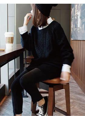 芦苇种子ReedSeed｜简约系列一字领大廓形毛衣 RS01018