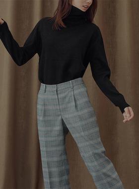 芦苇种子ReedSeed｜羊毛兔绒廓形高领毛衣 RS01009