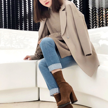 100%羊毛廓形双面呢大衣 RS03005-1