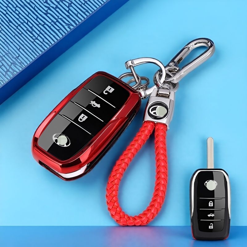丰田威驰钥匙套改装车折叠钥匙包按键全包汉兰达汽车钥匙保护套扣