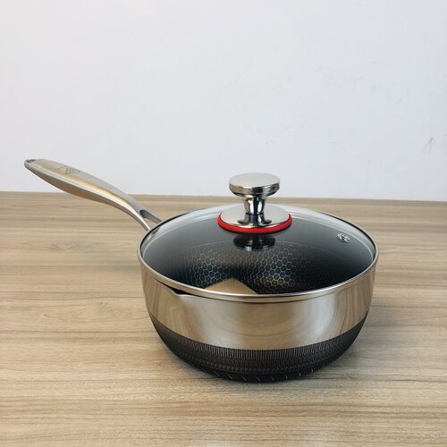 不粘奶锅316雪平锅加厚