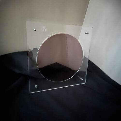 wafer硅片晶圆展示架晶片芯片唱片CD光碟摆台亚克力透明底座展台