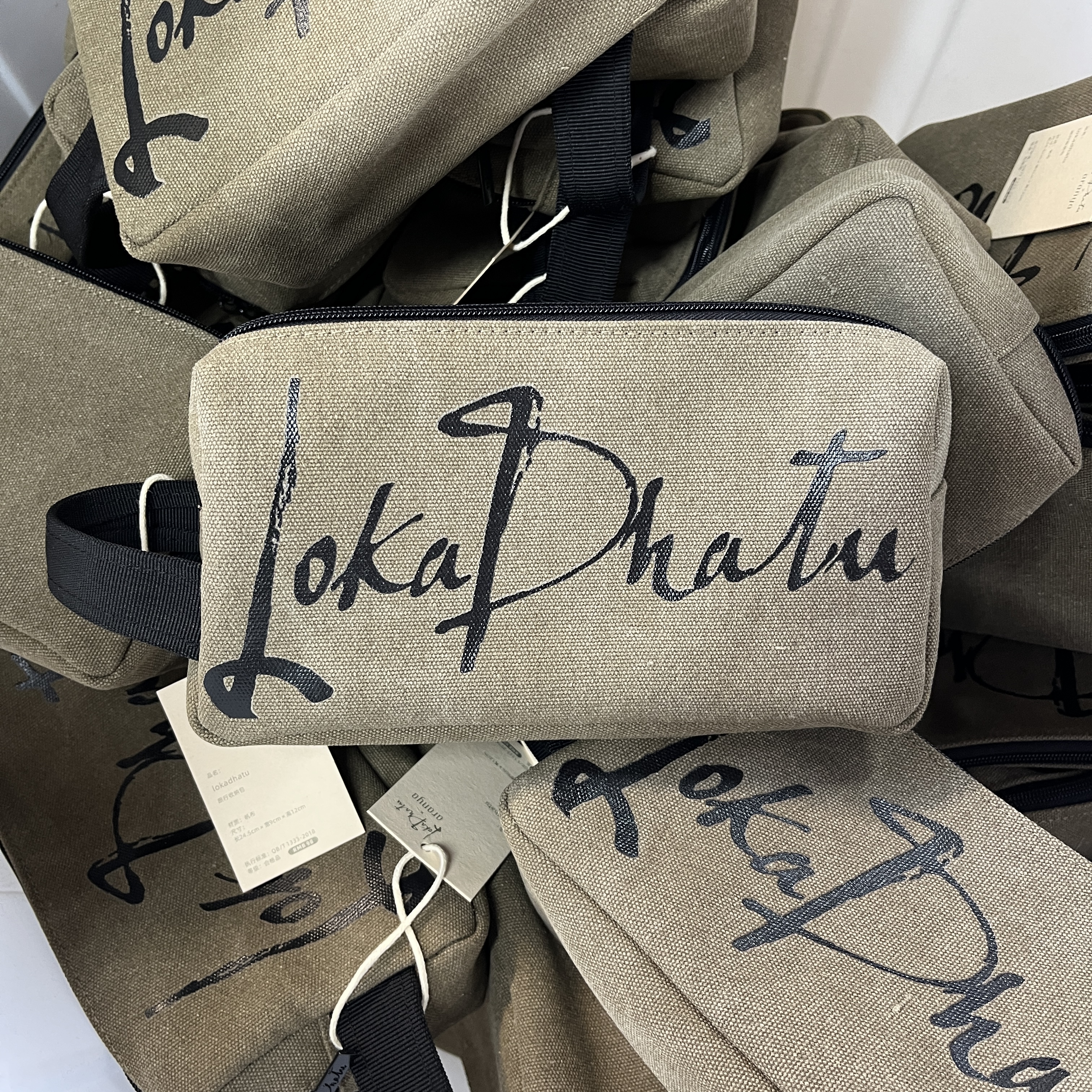 外贸单！高品质！加厚牛津帆布包女手拿包化妆包收纳包笔袋轻便