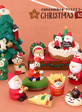 猫部杂货美食派对甜甜圈装饰摆件