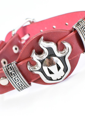 死神骷髅虚火十二星座凹凸世界动漫周边潮牌手链情侣手镯钥匙锁