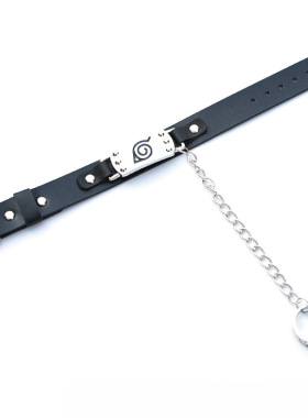 动漫影视周边忍者艾伦皮革朋克风戒子手链鸣人巨人海王死神写轮眼