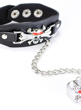 漩涡鸣人死神标志巨人不锈钢手环海贼日本动漫饰品写轮眼手链