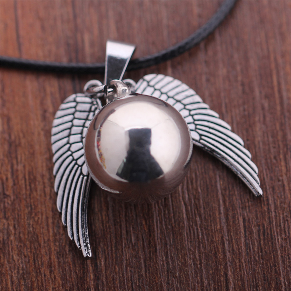 跨境snitch gold necklace死亡圣器 金飞贼项链 吊坠