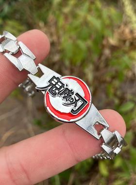 动漫影视周边手带动个性非主流合金手链外贸现货金属鬼灭之刃