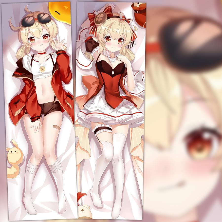 原神可莉游戏动漫周边二次元等身抱枕套双面靠枕睡枕礼物定制