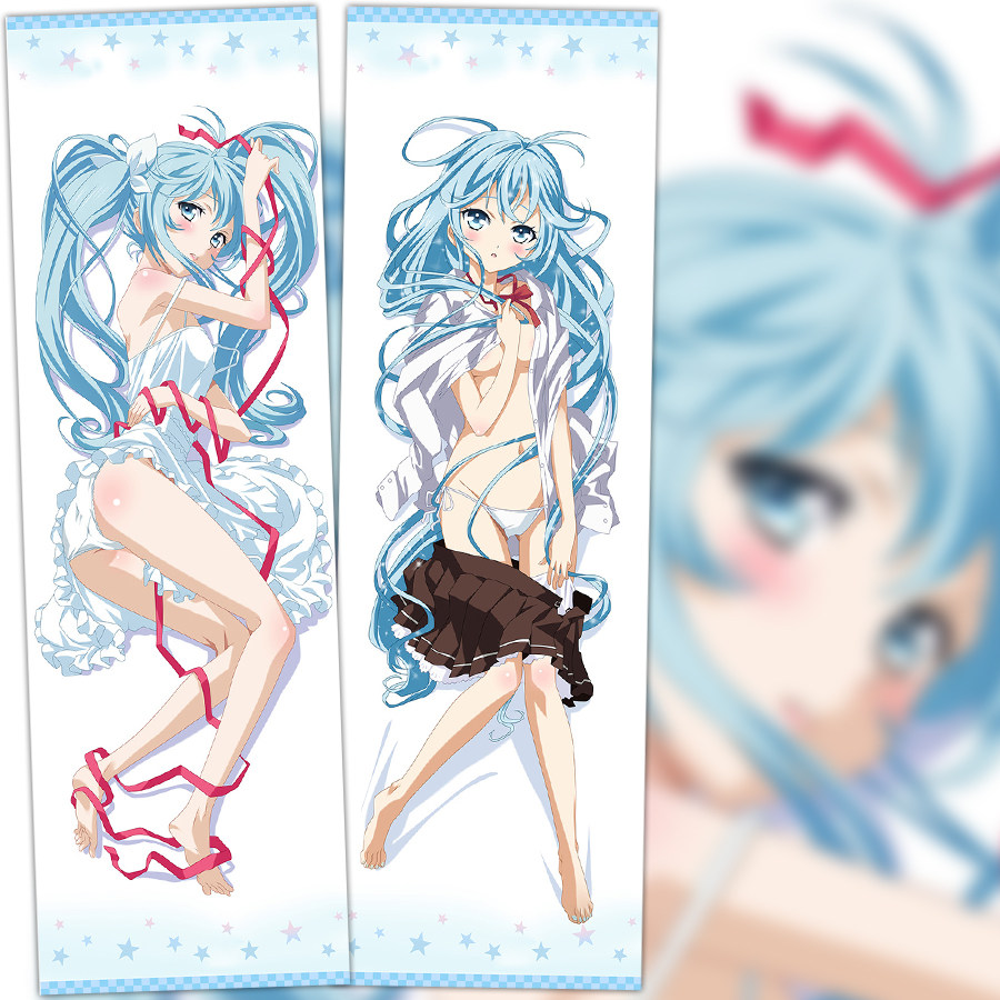 藤和艾莉欧电波女与青春男等身抱枕长靠枕二次元动漫周边定制diy