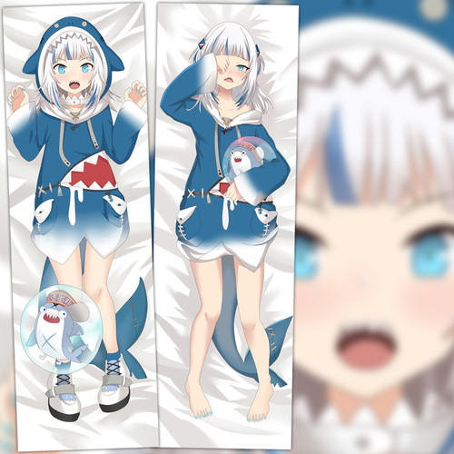 gawr gura等身抱枕套hololive一期生噶呜古拉vtuber小鲨鱼鲨皇