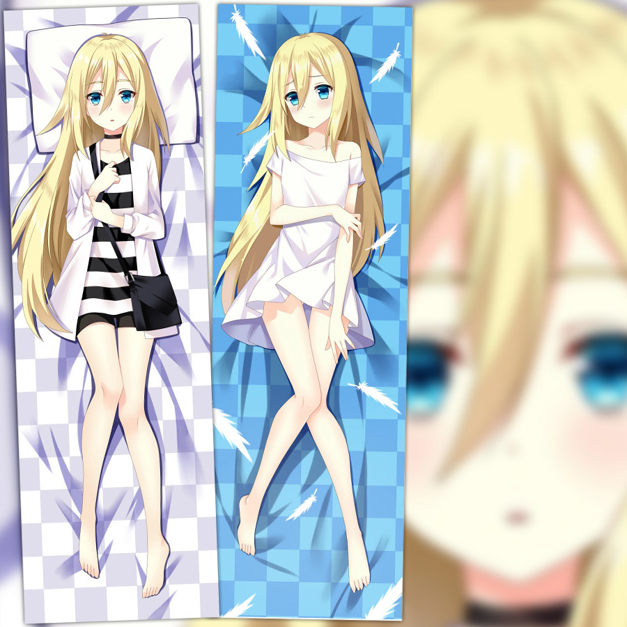 ray瑞吉儿 杀戮的天使双层动漫等身抱枕 靠枕方枕 2wt抱枕套