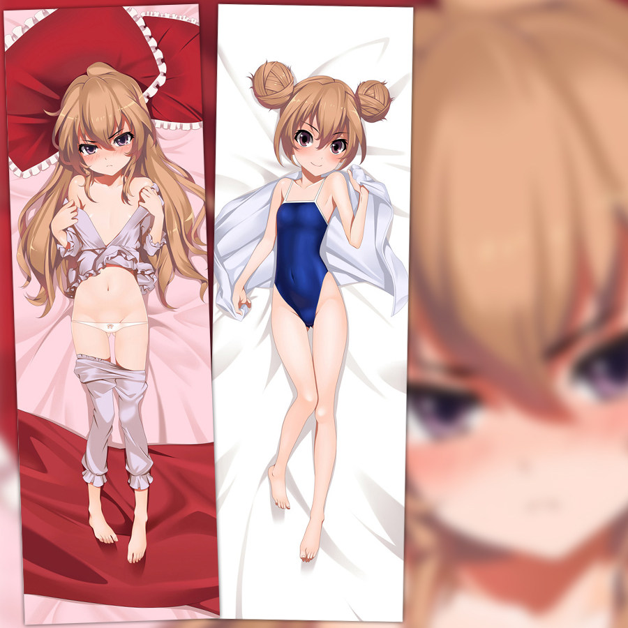 动漫 等身抱枕 龙与虎 逢坂大河 泳装 方枕靠枕 2wt抱枕套