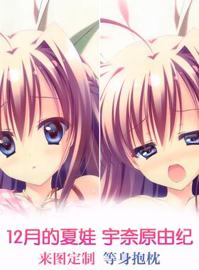 minori12月的夏娃 宇奈原由纪 动漫等身抱枕 靠枕2wt抱枕套