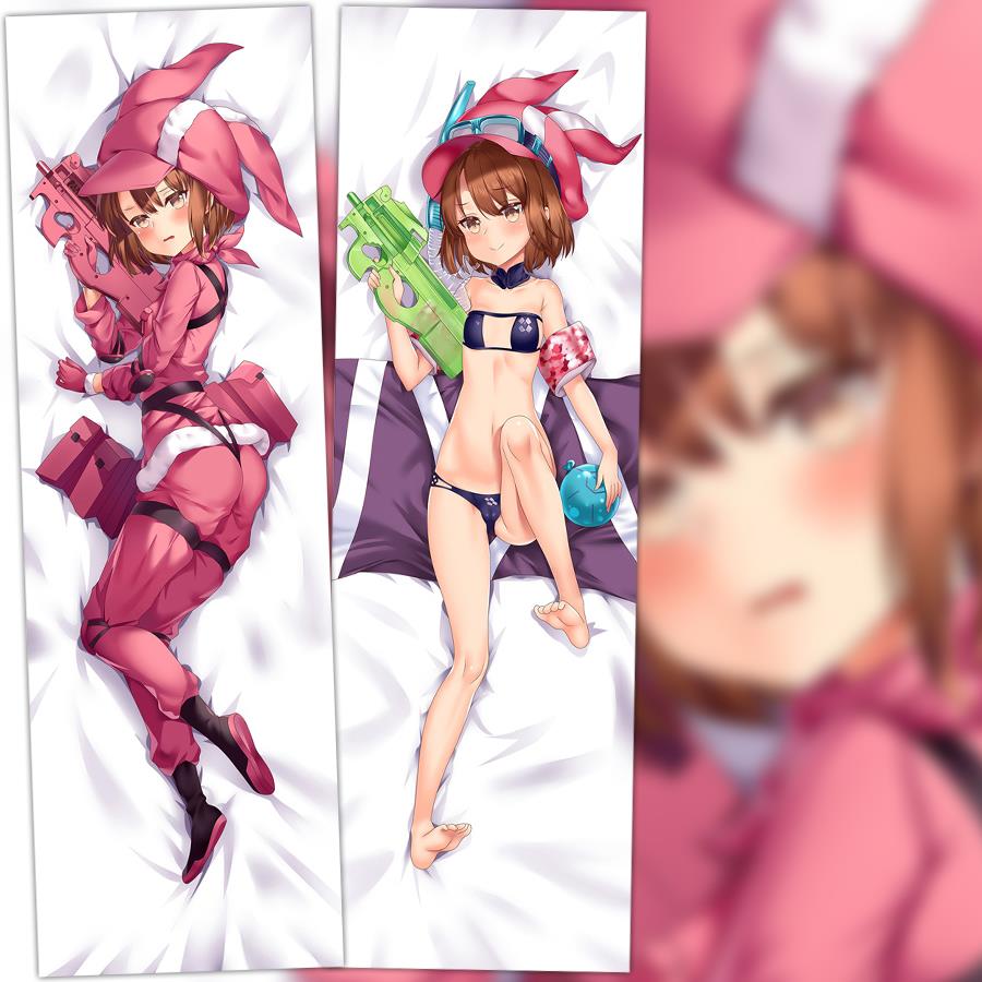 刀剑神域外传Gun Gale Online 小比类卷香莲 2wt动漫等身抱枕