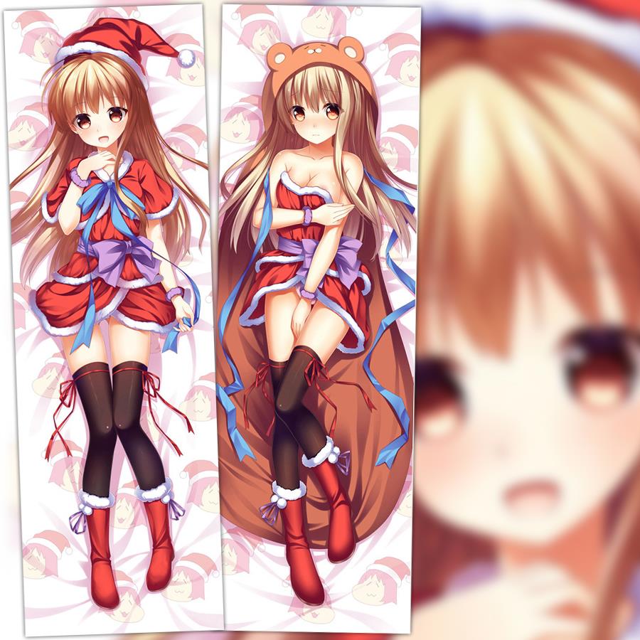 动漫 双面等身抱枕 干物妹！小埋 土间埋 靠枕方枕 2wt抱枕套