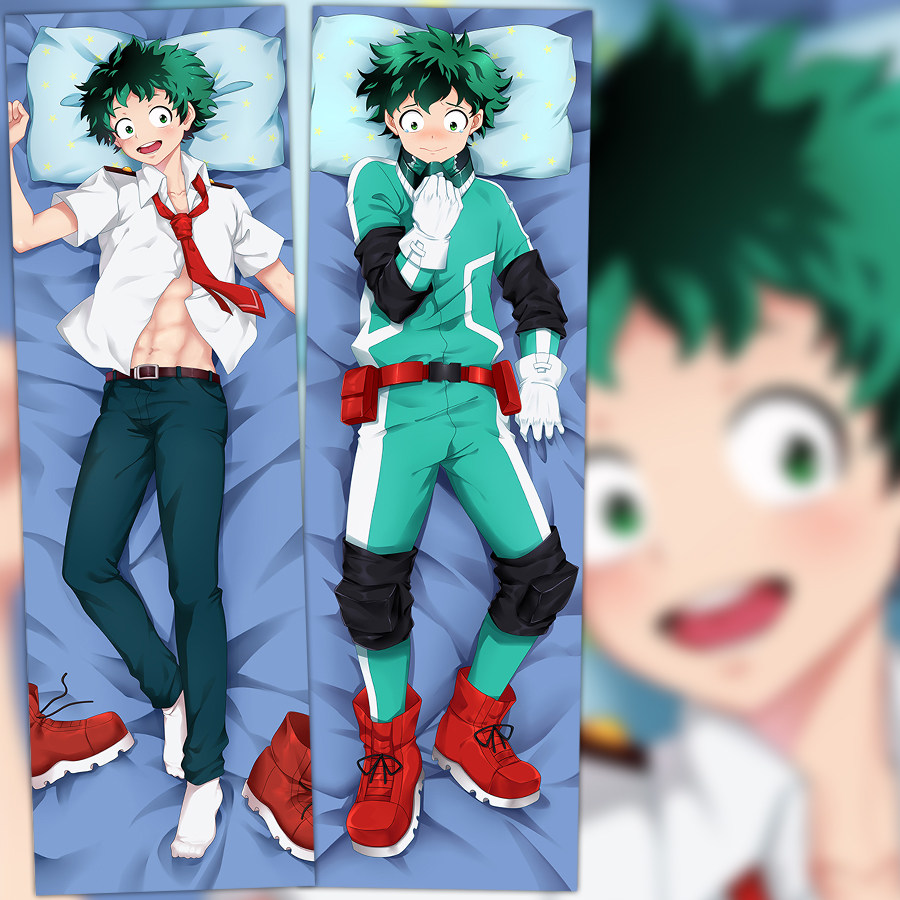 我的英雄学院动漫等身抱枕绿谷出久卡通全身靠枕周边腐女礼物定制