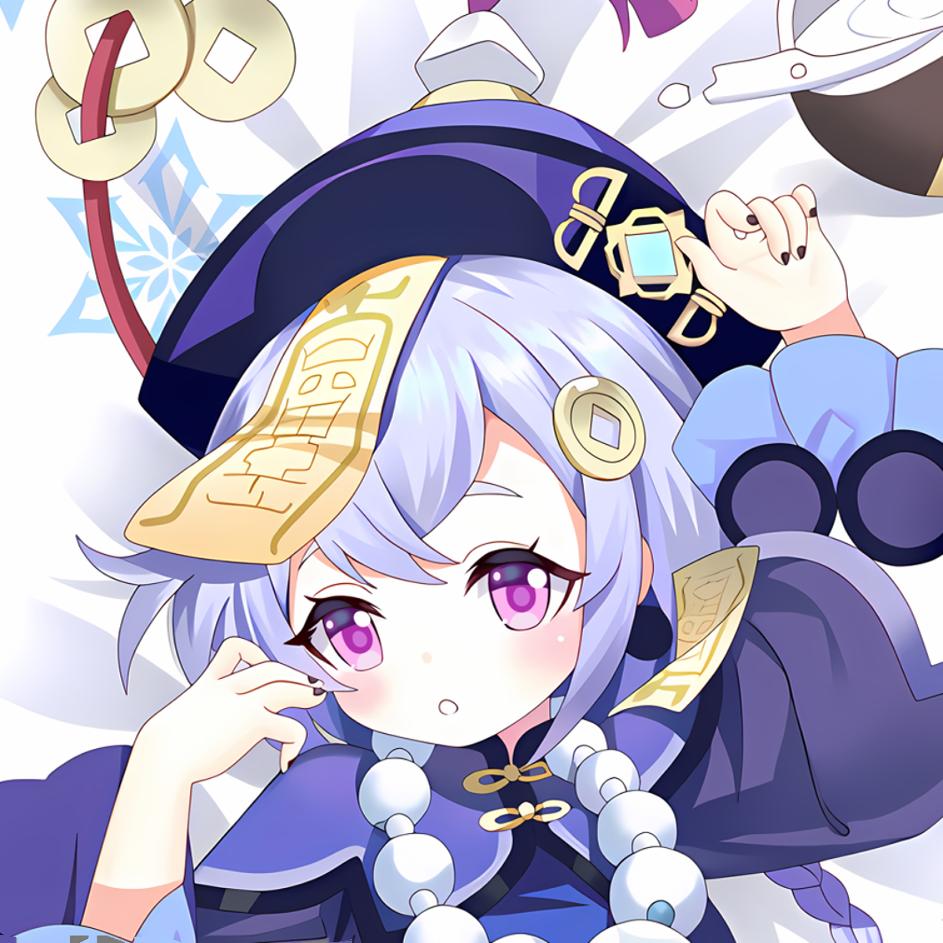 原神周边抱枕套七七等身全身长条枕宅男动漫二次元定制长款长礼物