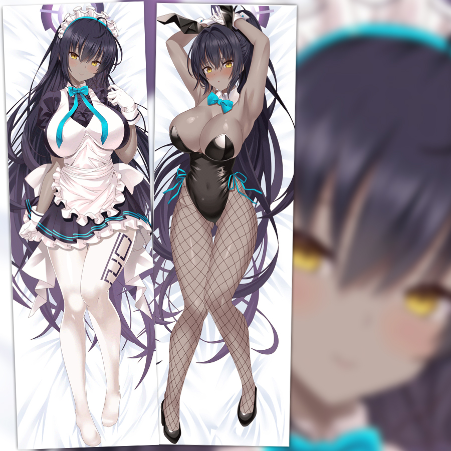 碧蓝档案角楯华凛等身抱枕二次元游戏长款抱枕套 2WT靠枕定制礼物