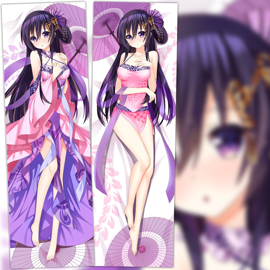 动漫 双层 等身抱枕 约会大作战 夜刀神十香 靠枕方枕 2wt抱枕套