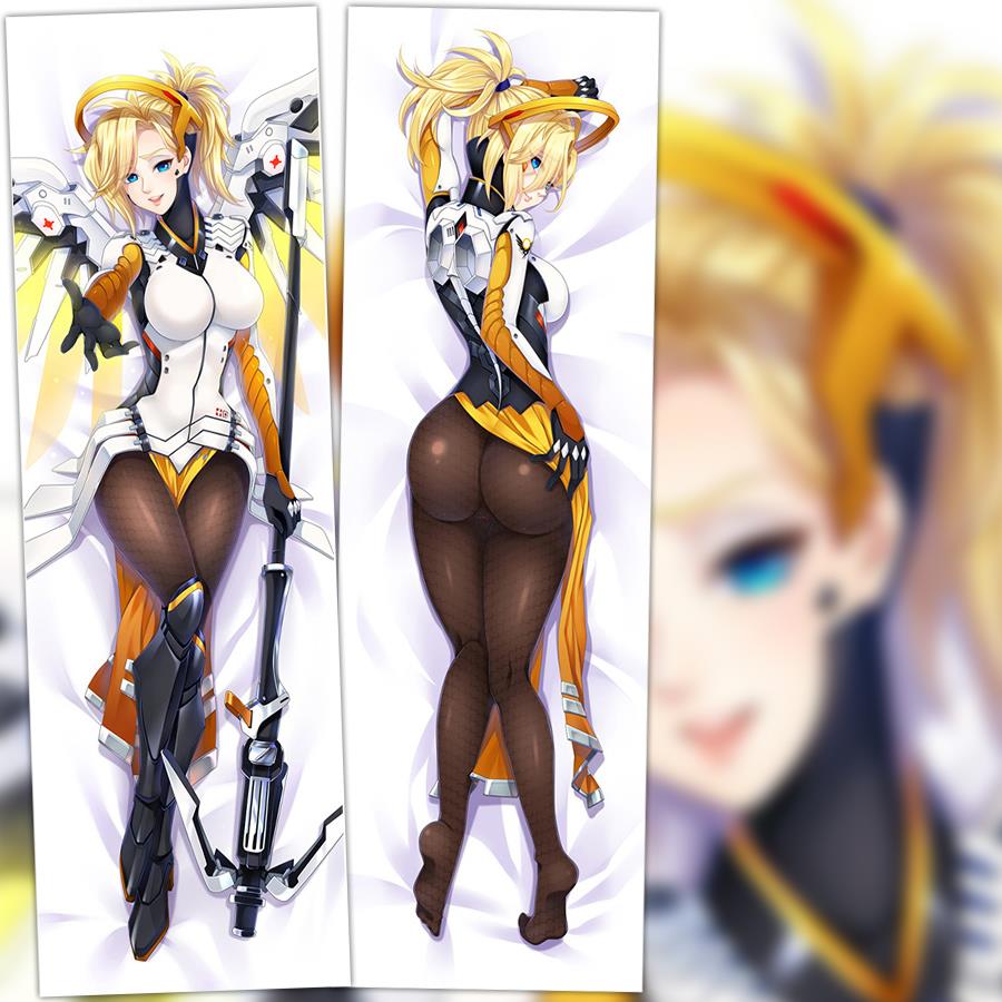 守望先锋 天使英雄等身抱枕枕套周边宿舍睡枕长条靠枕 2wt定制