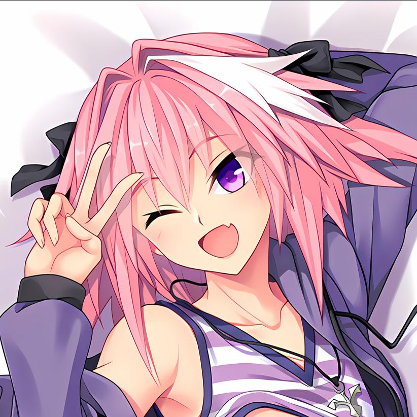Fate Grand Order fgo 迪昂&阿斯托尔福 阿福 2WT动漫等身抱枕