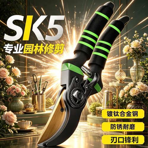 园艺修枝剪家用修花修剪树枝工具名牌十大品牌修果树剪枝专用剪刀