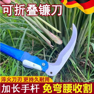 镰刀高硬度锋利特殊钢进山开路大刀新型农村割草刀钓鱼砍树专用刀