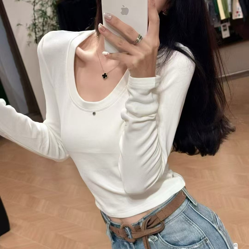 长袖韩版加绒加厚女