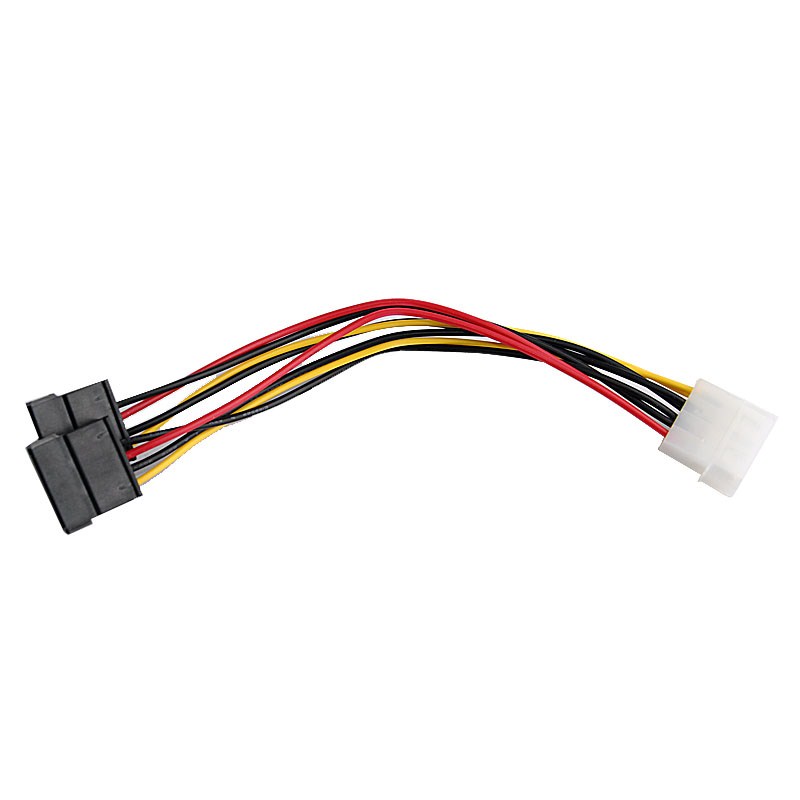 IDE大4P转SATA电源线一分二双口