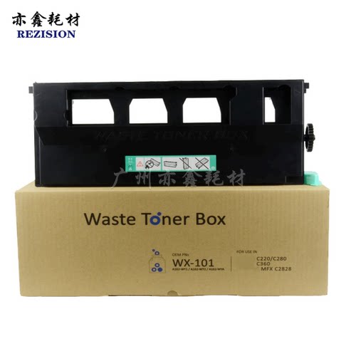 适用柯美C220 C280 C360 C7722 C7728 AD C288 C368 废粉盒WX-101