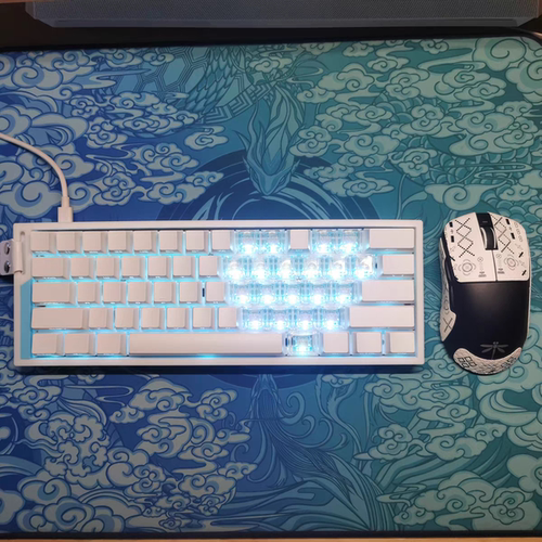 狼蛛WIN60WIN68带飘带口机械键盘游戏办公改装3D打印塑料键盘外壳