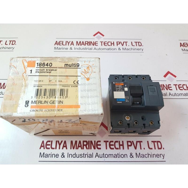 原装供应Merlin Gerin MULTI9 NG125N C80A 支架 80A 415V AC 3