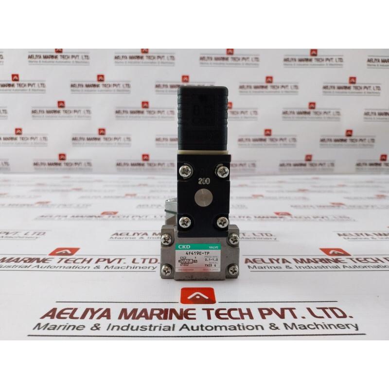 原装供应CKD 4F419E-TP 五端口先导式 Selex 阀 200V 50/60HZ