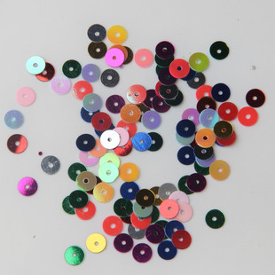 鞋 饰材料儿童贴画 帽舞蹈服珠片圆形 6MM亮片服饰装 diy手工配件