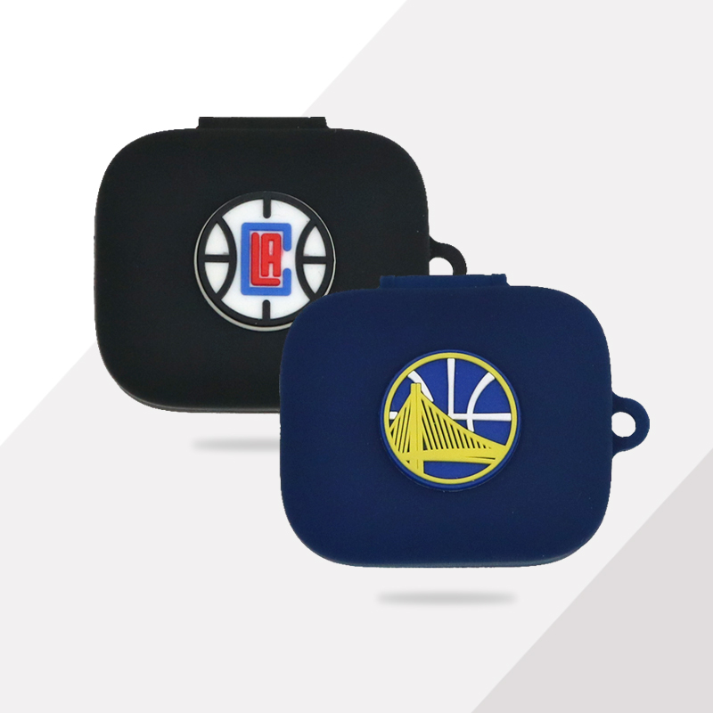 适用一加oneplus Buds3蓝牙耳机保护套OPPO Enco X3i潮酷篮球迷湖人勇士快船独行侠太阳雄鹿篮网灰熊硅胶软壳