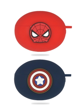 适用华为FreeClip荣耀LCHSE耳夹式1/2pro蓝牙耳机保护套freebuds 6i/5i潮酷个性蝙蝠蜘蛛钢铁侠美队硅胶软壳