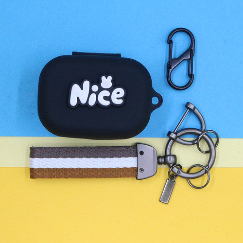 适用B&O Beoplay EX无线蓝牙耳机保护套Eleven潮酷简约个性英文字体高档手绳挂饰连体防摔硅胶软壳